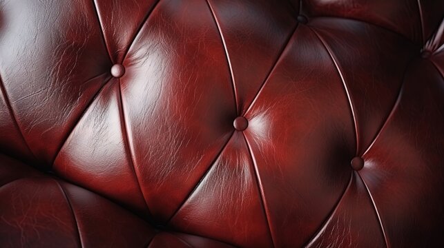 The texture of the leather upholstery of the chair in the office