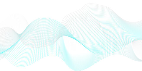 Abstract blue and paper wave technology background. Modern gradient and white wave curve lines banner background design. Vector illustration. Modern template abstract design flowing particles wave.