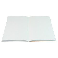 Open Book Mockup Isolated Transparent