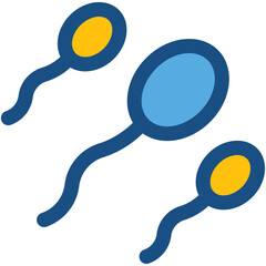 Sperms Vector Icon