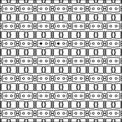 Abstract patterns.Abstract shapes from lines. Vector graphics for design. Black and white pattern.