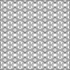 Abstract patterns.Abstract shapes from lines. Vector graphics for design. Black and white pattern.
