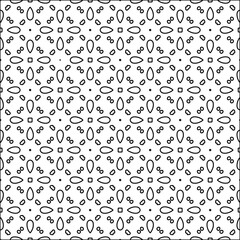Abstract patterns.Abstract shapes from lines. Vector graphics for design. Black and white pattern.