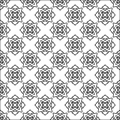 Abstract patterns.Abstract shapes from lines. Vector graphics for design. Black and white pattern.