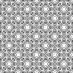 Abstract patterns.Abstract shapes from lines. Vector graphics for design. Black and white pattern.