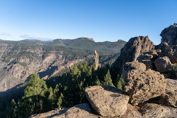 view of the mountain canary island