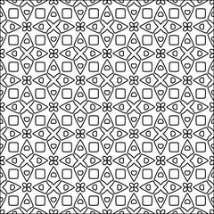 Abstract patterns.Abstract shapes from lines. Vector graphics for design. Black and white pattern.