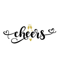 New Year 2024 text design for T-shirts and apparel on plain white transparent isolated background for shirt, hoodie, sweatshirt, card, tag, mug, icon, logo or badge