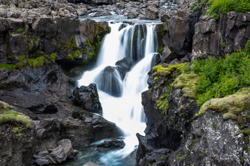 waterfall in iceland