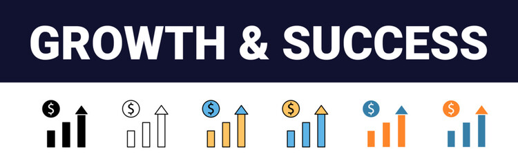 Profit Streak: Streamlined Revenue Outline Icon from Crowdfunding Icons Collection, Tailored for Pixel-Perfect Web Design, Apps, Software, Print Usage in UI/UX, arrow, chart, diagram, economy, finance