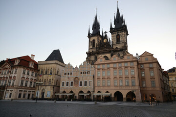 Fototapeta premium View of the Old Town Square in Prague