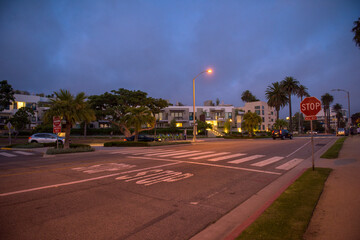 Amazing City Street View, Los Angeles, Santa Monica, California, USA