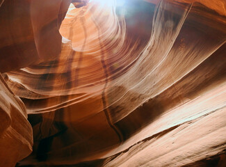 Antelope Canyon, Slot Canyon, Page, Coconino, Arizona, United States