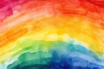 watercolor LGBT Pride Rainbow Background