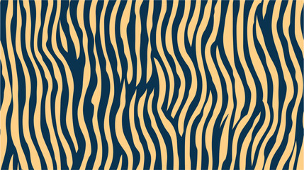 Vector zebra texture pattern for kids. Modern stylish texture with wavy stripes. Diagonal wavy stripes. Seamless vector background. Abstract geometric pattern with wavy lines.