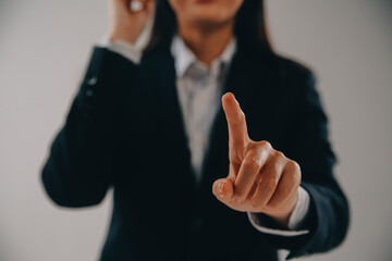 Communication support, call center and customer service help desk. VOIP headset on telephone keyboard.