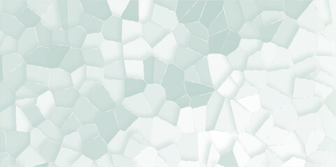 Modern seamless abstract Broken Stained Glass with triangles,  geometric background of triangular pattern in soft gradient blue colors, mosaic marble pattern texture for design.