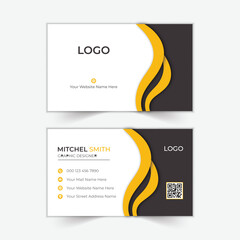 modern creative business cards with White background
