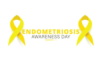 Endometriosis Awareness Day. background, banner, card, poster, template. Vector illustration.