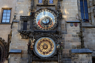 The astronomical clock in Prague