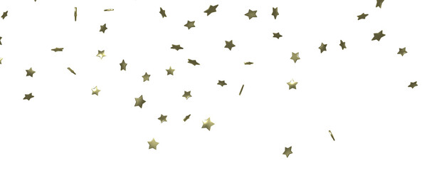 Celestial Christmas Plummet: Dynamic 3D Illustration of Falling Festive Celestial Objects