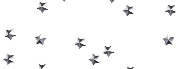 Naklejka premium XMAS Stars - stars. Confetti celebration, Falling golden abstract decoration for party, birthday celebrate,