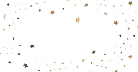 Celestial Christmas Plummet: Dynamic 3D Illustration of Falling Festive Celestial Objects