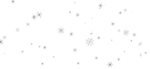 Snowflakes - Christmas background design of snowflake and snow falling in the winter 3d illustration