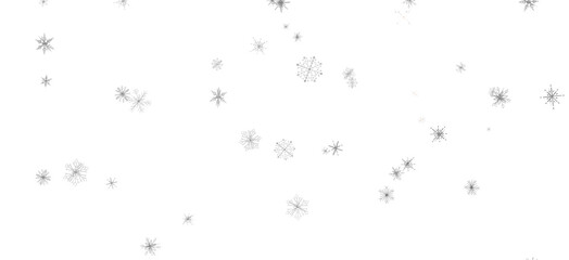 Snowflakes - Winter christmas sky with falling snow