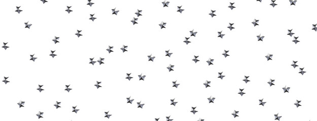 XMAS Stars - Festive christmas card. Isolated illustration white background. -
