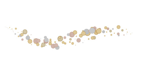 Shimmering Bliss: Mesmeric 3D Illustration Depicting Glistening gold Confetti