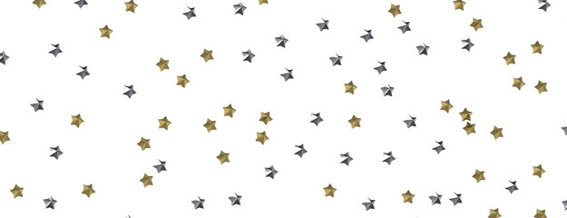 Gilded Rainfall: Experience the Magic of a 3D Gold Stars Shower
