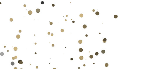 gold Confetti Glitter Overlay