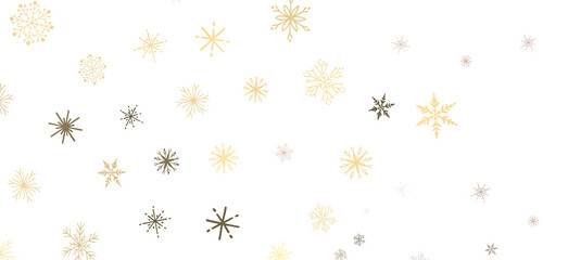 Festive Snow Drift: Captivating 3D Illustration of Descending Christmas Snowflakes