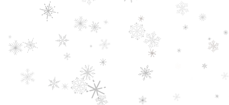 Festive Snow Drift: Captivating 3D Illustration of Descending Christmas Snowflakes
