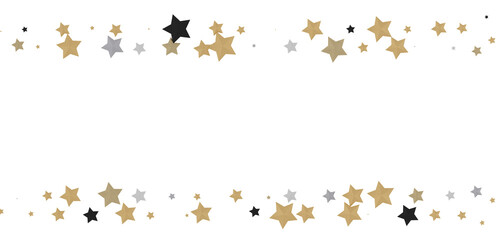 Golden Rainfall: Lose Yourself in a Mesmerizing 3D Stars Downpour