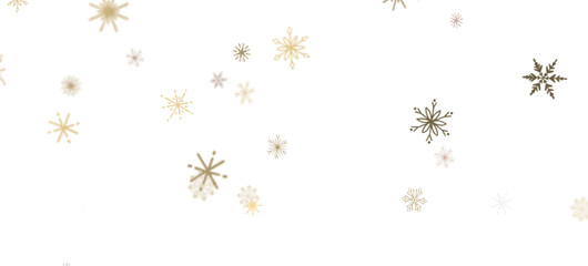 Magical Snow Cascade: Mind-Blowing 3D Illustration of Falling Christmas Snowflakes