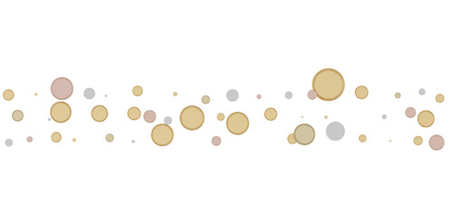 Enchanting Euphoria: Breathtaking 3D Illustration of Enchanting gold Confetti