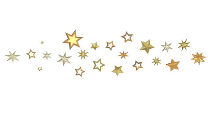 XMAS Stars - golden stars -