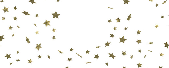 XMAS Stars - Festive christmas card. Isolated illustration white background. -