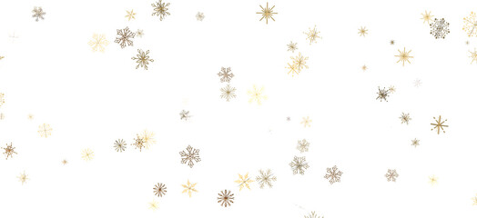 Frosty Delight: Breathtaking 3D Illustration of Falling Christmas Snowflakes