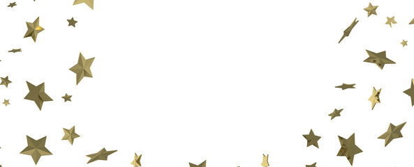 Descendant Christmas Constellations: Mind-Blowing 3D Illustration of Falling Festive Star Patterns