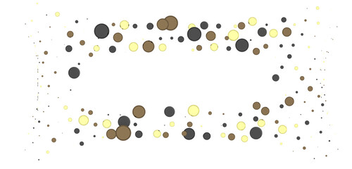 Radiant Festivity: Spectacular 3D Illustration Showcasing Radiating gold Confetti