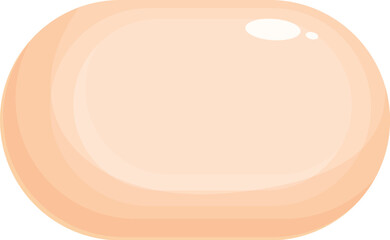 New soap icon cartoon vector. Cosmetic skin care. Body care skin