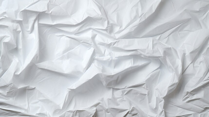 Obraz premium The texture of white paper is crumpled. Background for various purposes