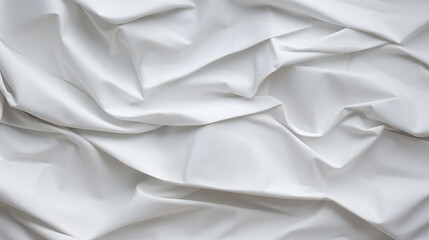 The texture of white paper is crumpled. Background for various purposes