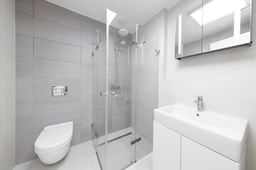grey bathroom