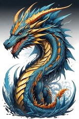 chinese dragon statue