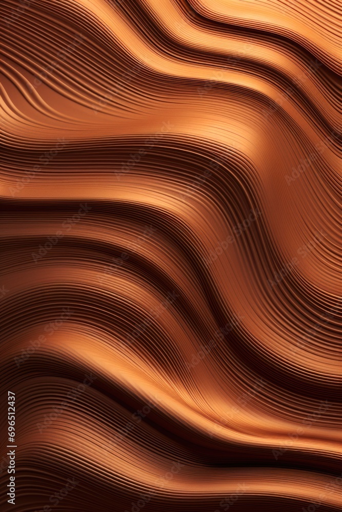 Poster A close up view of a wavy surface. This image can be used to depict various concepts such as water, texture, abstract art, or design elements