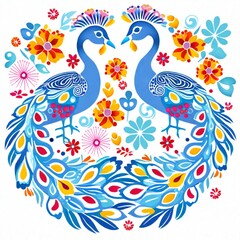 peacock pattern